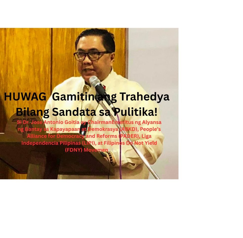 GOITIA : ONLINE BLOG NA NAGDAWIT KAY FL BINANATAN