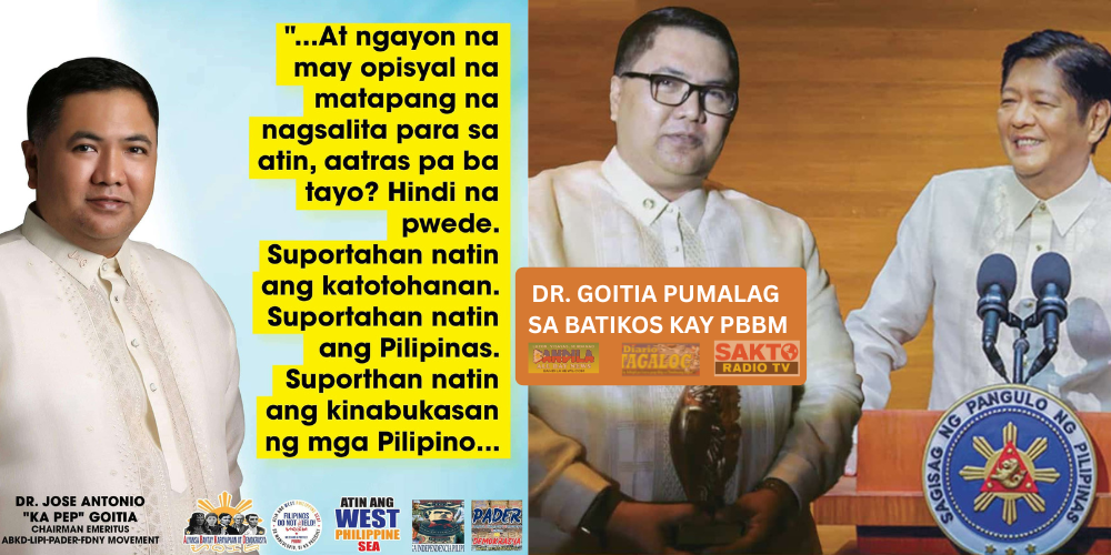 “Kasinungalingang Konstitusyonal ang Pagsisi kay President Marcos” — Goitia