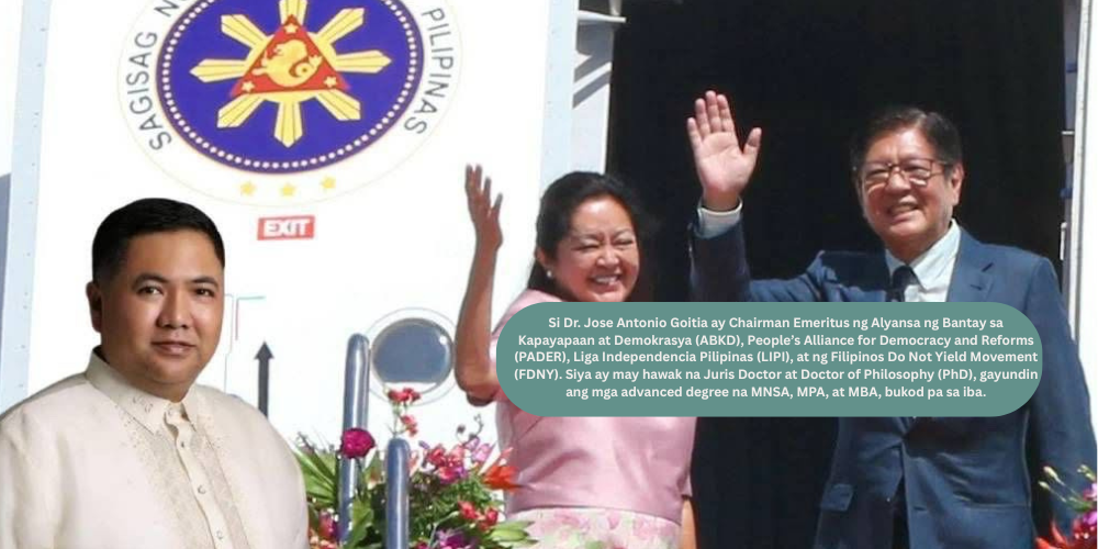 Goitia: Ang mga Paratang na Ito ay mga Sadyang Kasinungalingan