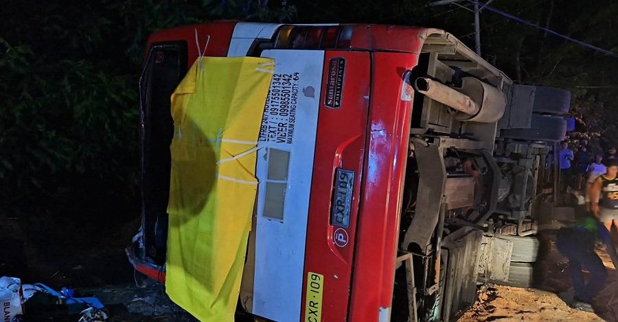 67 pasahero sugatan sa salpukan ng 2 bus