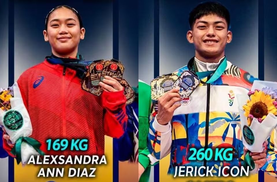 Diaz at Castro : ginto sa Asian Weightlifting